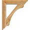 Ekena Millwork Legacy Traditional Rough Sawn Bracket w/ Offset Brace, Western Red Cedar, 6"W x 26"D x 30"H BKT0604X26X30LEC01RWR - alternate 4